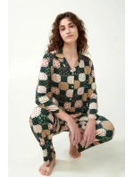 Vamp - Dámske pyžamo so zapínaním na gombíky 21081 - Vamp