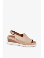 Model topánok na klinoch 212900 Krok v štýle