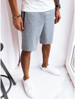 FashionStreet pánske svetlosivé teplákové šortky SX2264