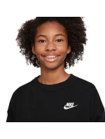 Nike Sportswear Club Fleece Black FD2923 010 Detská mikina