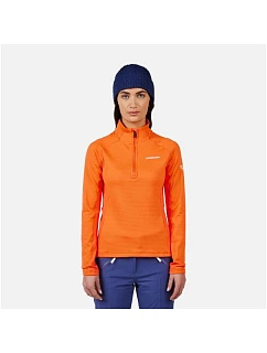 Dámska mikina ROSSIGNOL W Blackside Mix HZ Fleece, oranžová
