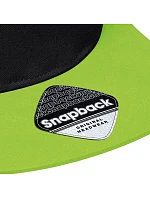 Beechfield B 610C 5-panelová snapbacková čiapka s kontrastným lemom 53.610C čierna/fuchsiová