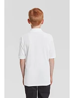 Fruit of the Loom Kids 65/35 Polo Detské piqué polo 16.3417 vintage heather red