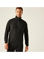 Regatta TRF 691 Fleecová mikina Structure s 1/4 zipsom „Navigate“ 36.F691 čierna/limetkovozelená