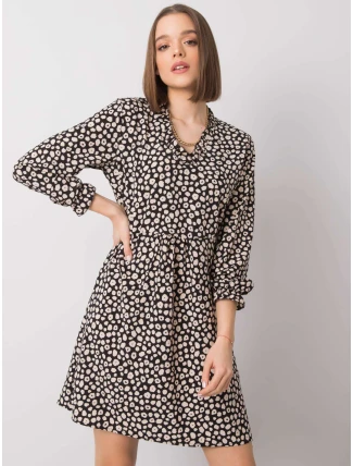 Šaty WN SK R817.66 čierna a béžová