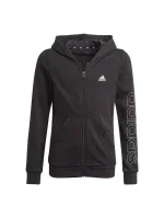 Mikina adidas Essentials Logo Full-Zip Hoodie Jr GN4050 Mikina adidas Essentials Logo Full-Zip Hoodie Jr GN4050