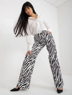 Dámske nohavice LK SP 509046 1.23P čiernobielo - FPrice