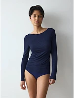 Dámske tričko Beauty Layers Top LSL Lurex modré Admiral – TRIUMPH Dámske tričko Beauty Layers Top LSL Lurex modré Admiral – TRIUMPH