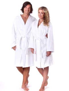 Unisex župan do sauny Kimono 1250 White - Vestis