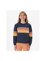 Dievčenská mikina RIP CURL Melting Waves Crew Sweatshirt -Girls dark blue Dievčenská mikina RIP CURL Melting Waves Crew Sweatshirt -Girls dark blue
