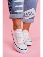 Damskie Klasyczne Trampki Różowe Omerta