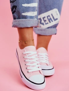 Damskie Klasyczne Trampki Różowe Omerta