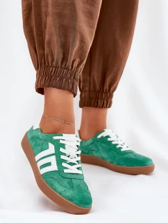 Sneakersy Buty Sportowe Zamszowe Vinceza 79517 Zielone