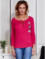 Blúzka CZ BZ 1415.04 fuchsiová Blúzka CZ BZ 1415.04 fuchsiová