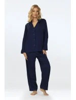Pyžamo Amina námornícka modrá - Dkaren