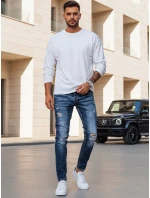 Pánske modré džínsové nohavice FashionStreet UX3948 Pánske modré džínsové nohavice FashionStreet UX3948