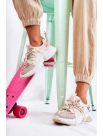 Sneakersy Sportowe Buty Damskie Beżowe Someday