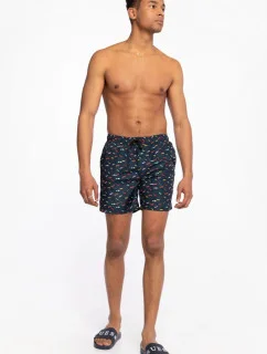 Pánske plavky F1GT03WO05Y U173 tmavo modré - Guess