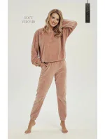 Dámska tepláková súprava Belle 3023 01 Brown and beige - Taro