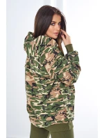 3dielna súprava Vresoviská blúzka, top a legíny khaki + zelená