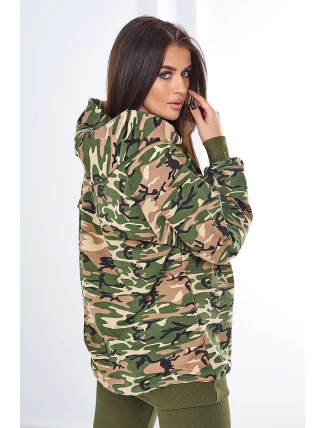 3dielna súprava Vresoviská blúzka, top a legíny khaki + zelená