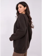 WT BL mikina A1063.64 tmavohnedá