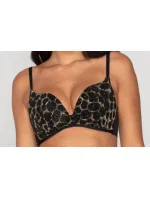 Vrchný diel plaviek - 93670 - Hunter - čierna / zvierací vzor - Luna