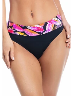 Spodný diel plaviek Mimi K1101 čierno-ružový - Fantasy