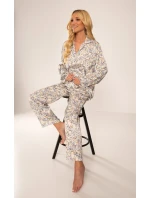 Pyžamo De Lafense 721 Aster long/r M-2XL Pyžamo De Lafense 721 Aster long/r M-2XL