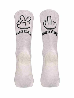 Cyklistické ponožky NORTHWAVE Sunday Monday Sock, biele