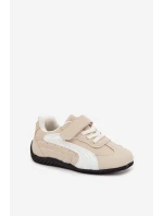 Dětské sportovní boty s přezkou béžové Perrin