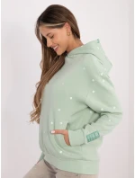 Mikina D10618BC02834A3 pistáciová