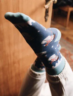 Ponožky Snehuliaci 079-244 Melange Grey - Viac