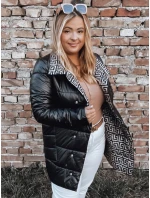 Dámska prešívaná bunda VETIS black FashionStreet TY2978