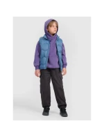 Chlapčenské páperové tričko bez rukávov so syntetickou výplňou 4F 4FJRAW25TVJAM325-32S