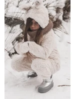 Dětské sněhule Big Star KK374218 Šedo-stříbrná