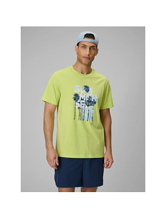 Pánske tričko oversize s potlačou 4F 4FWSS26TTSHM2784-42S