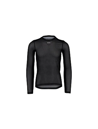 Cyklistické tričko POC ESSENTIAL LAYER LS – čierne Cyklistické tričko POC ESSENTIAL LAYER LS – čierne