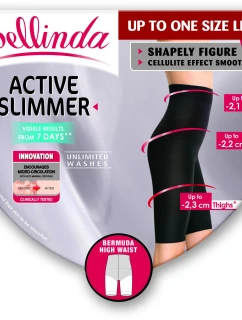 Dámske zoštíhľujúce bermudy ACTIVE SLIMMER Black - BELLINDA
