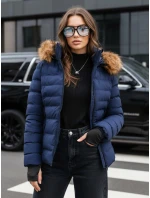Dámska prešívaná zimná bunda VERSES navy blue FashionStreet TY4039