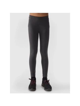 Dievčenské elastické bavlnené legíny 4F Junior Dievčenské elastické bavlnené legíny 4F Junior