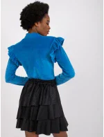 Blúzka DHJ BZ 6533A.44P tmavo modrá