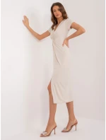 DHJ SK 17302K šaty.93 svetlo béžová