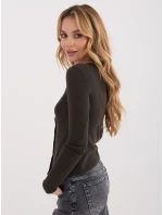 Blúzka WT BZ A1148.82 tmavohnedá