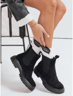 Dámske semišové čierne čižmy MADDEN FashionStreet ZY0410