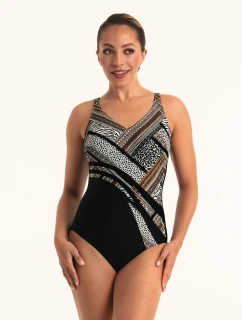 Štýl Dirban Care Jednodielne plavky 6358 safari - Anita Care