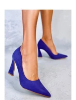 Dámske lodičky na stĺpiku 6191 purpurová - Inello Dámske lodičky na stĺpiku 6191 purpurová - Inello