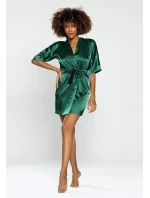 Dámsky župan 90 Dark Green - DKaren Dámsky župan 90 Dark Green - DKaren