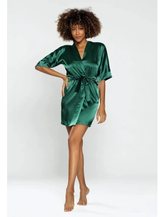 Dámsky župan 90 Dark Green - DKaren Dámsky župan 90 Dark Green - DKaren