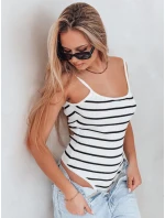 Pruhované body STRIP BACK white FashionStreet RY2901 Pruhované body STRIP BACK white FashionStreet RY2901